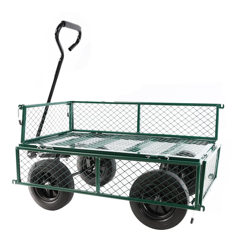 Outdoor Garden Tools Cart/Wagon/Trucks with Solid Tires