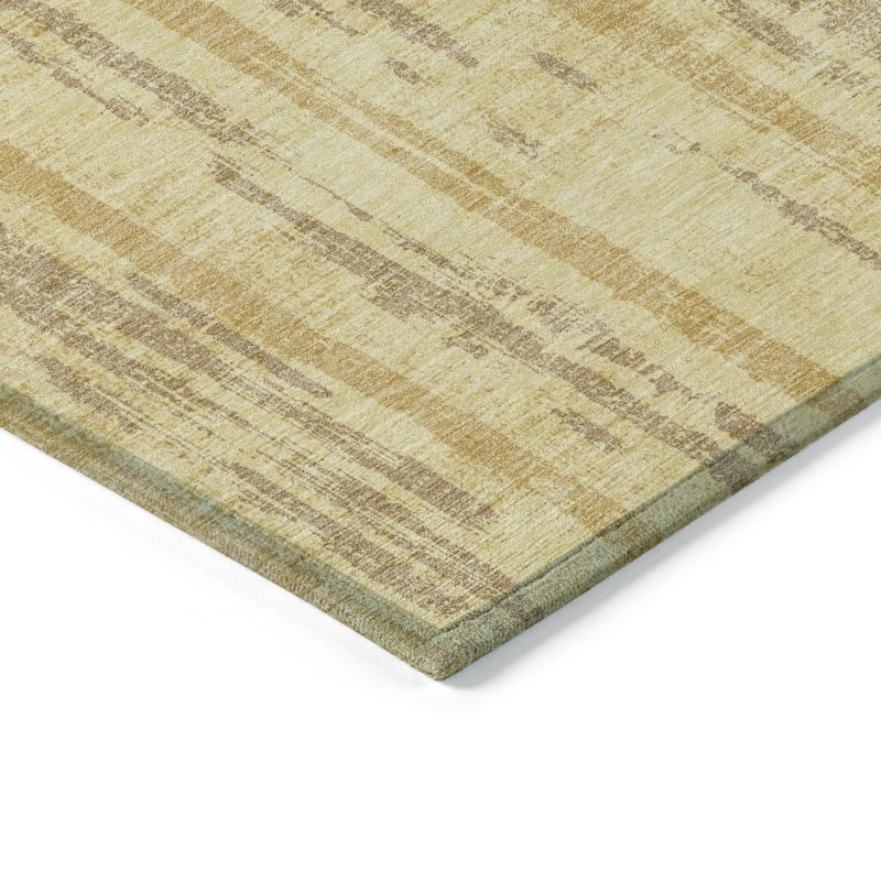 Machine Washable Indoor/ Outdoor Chantille Stripe Ombre Rug