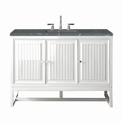 James Martin Vanities E645-V48-3PBL Athens 48" Single Basin Poplar
