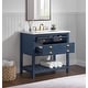 preview thumbnail 11 of 63, Monterey 37-inch Farmhouse Marble Solid Wood Bathroom Vanity