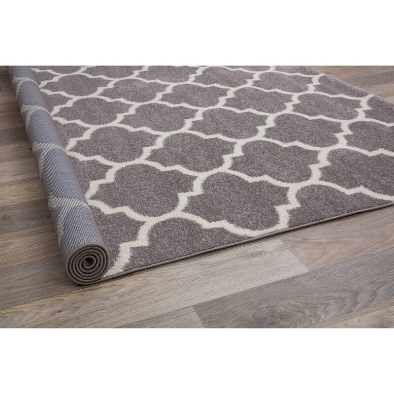 World Rug Gallery Modern Moroccan Trellis Area Rug