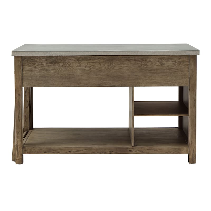 Tali Reclaimed Look Extendable Kitchen Island by iNSPIRE Q Classic