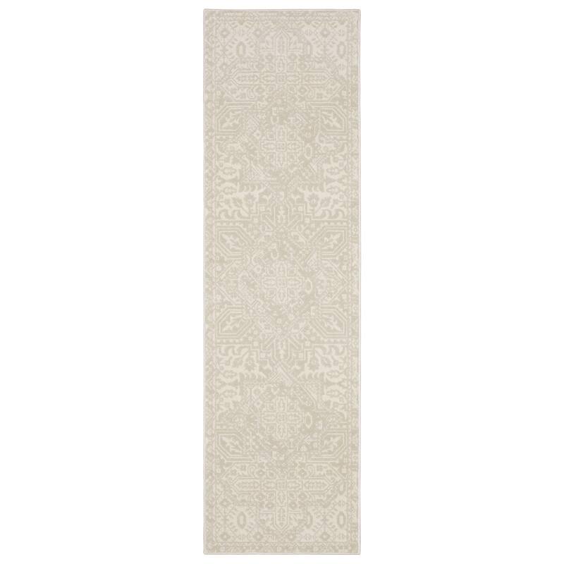 HomeRootsMedallion Transitional Rectangle Area Rug
