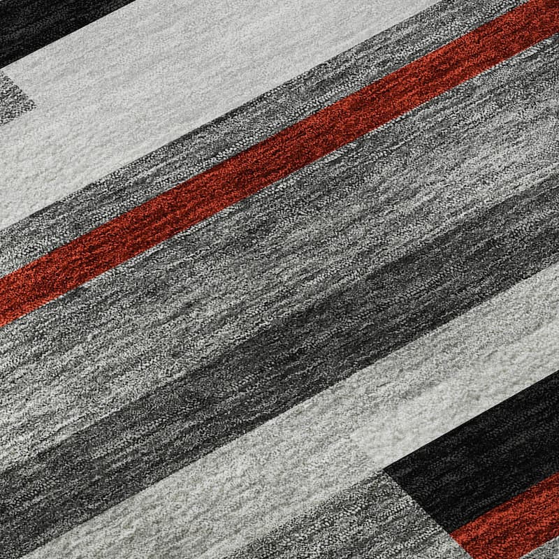 Premium Washable Super Soft Mosaic Stripe Mayfield Rug