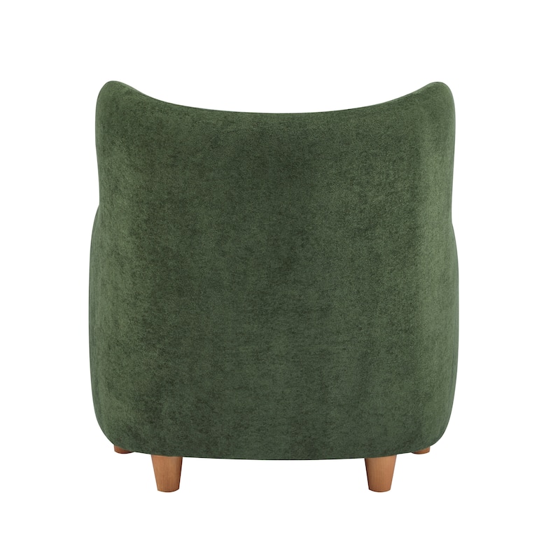 Bacho Fabric Wingback Accent Chair by Christopher Knight Home