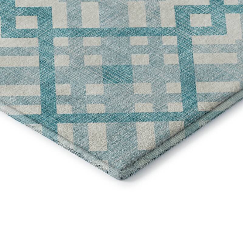 Premium Washable Super Soft Contemporary Geo Mayfield Rug