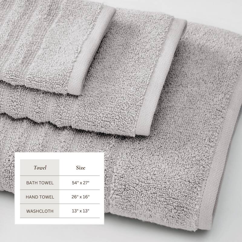 Linery & Co. Combed Cotton Bath Towel Set