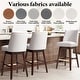 preview thumbnail 11 of 52, Pellebant 30.6'' H Solid Wood Swivel Bar Stool with Back