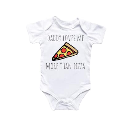 Pizza Lover - Baby Boy Girl Clothes Infant Bodysuit Funny Cute Newborn