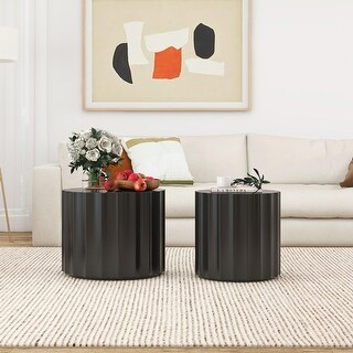 Round Nesting Coffee Table Set of 2 - Bed Bath & Beyond - 40909086