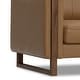 preview thumbnail 8 of 15, WYNDENHALL Hillcrest Modern, Contemporary 62 inch Wide Sofa in Genuine Leather