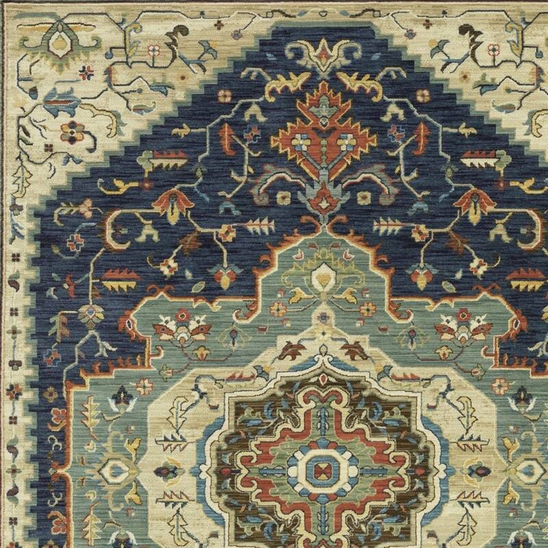 HomeRootsOriental Traditional Rectangle Area Rug