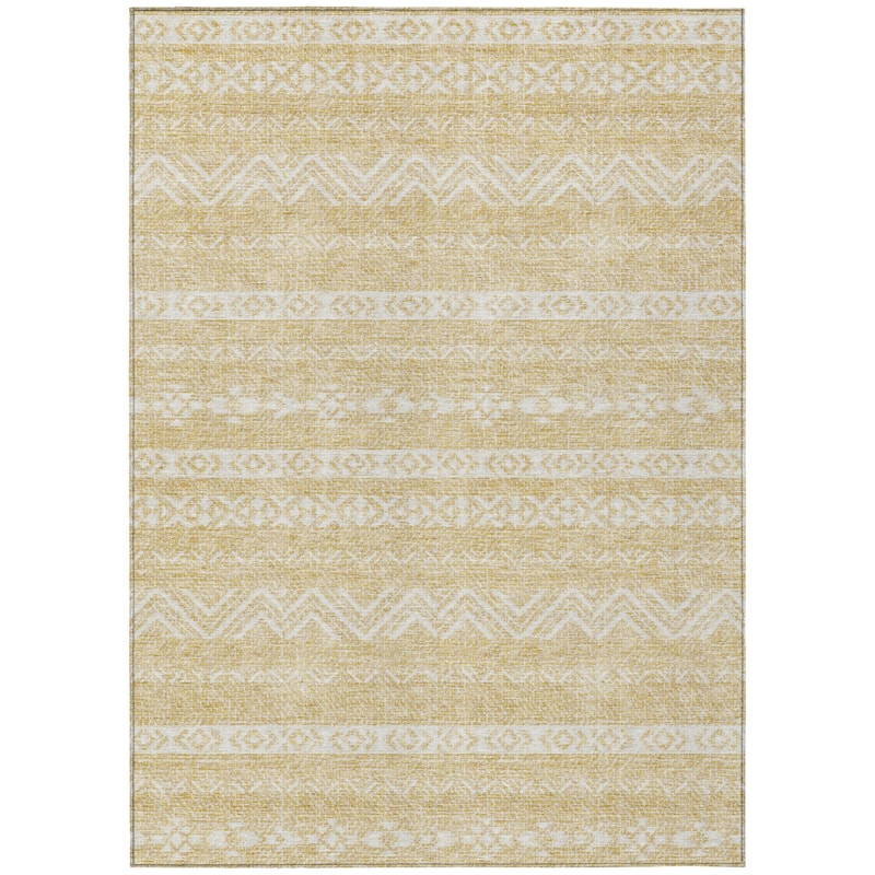 HomeRoots Southwestern Transitional Rectangle Outdoor Rug