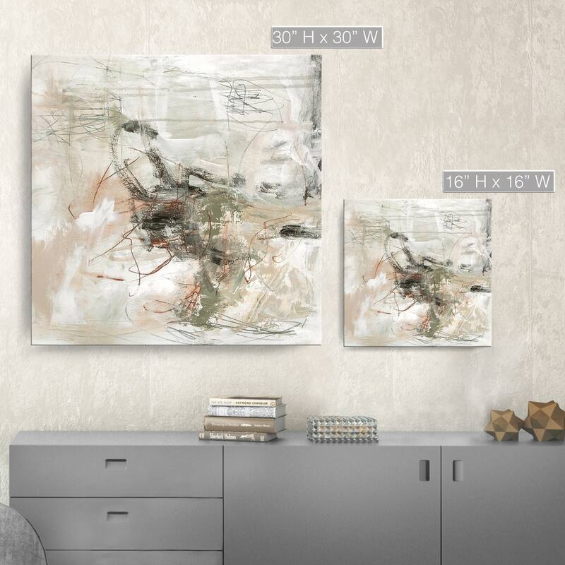 Brave New World I' Abstract Canvas Wall Art by Patricia Schwimmer