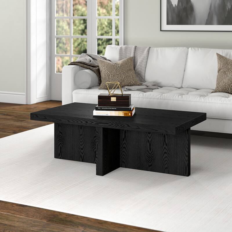 Elna 44" Wide Rectangular Coffee Table