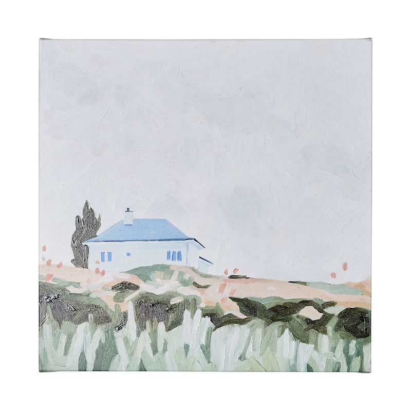 House on a Hill II (41 x 41) Canvas Art Print - Large