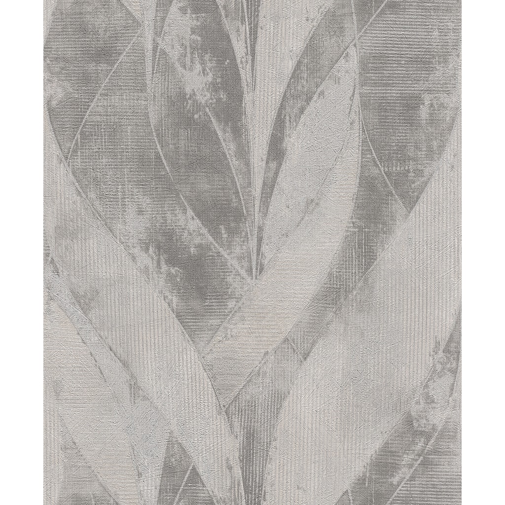 Advantage Blake Sterling Leaf Wallpaper - 20.9 x 396 x 0.025