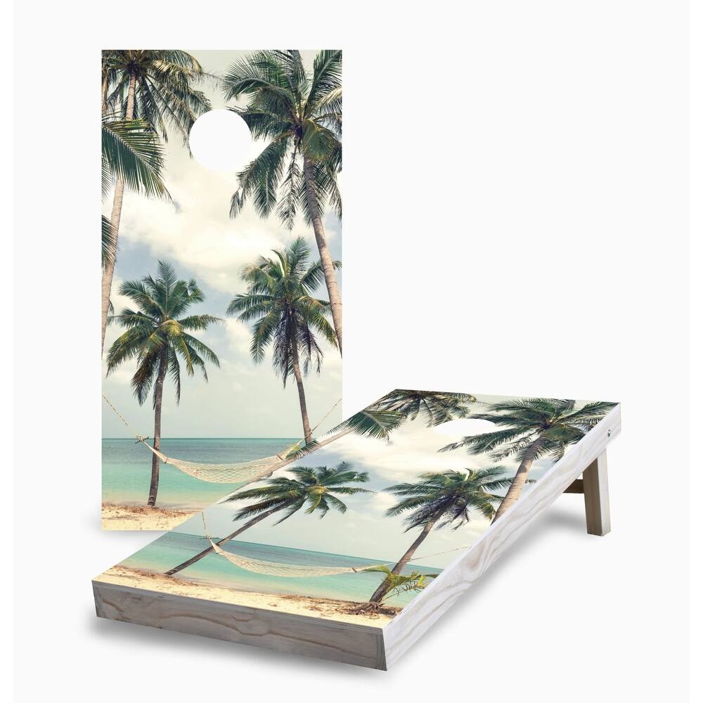 Hammock on the Beach Regulation 2x4 Cornhole Game Set
