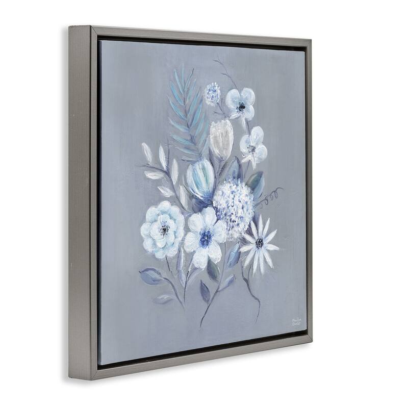Stupell Mixed Flower Bundle Framed Floater Canvas Wall Art Design By Marilyn Dunlap