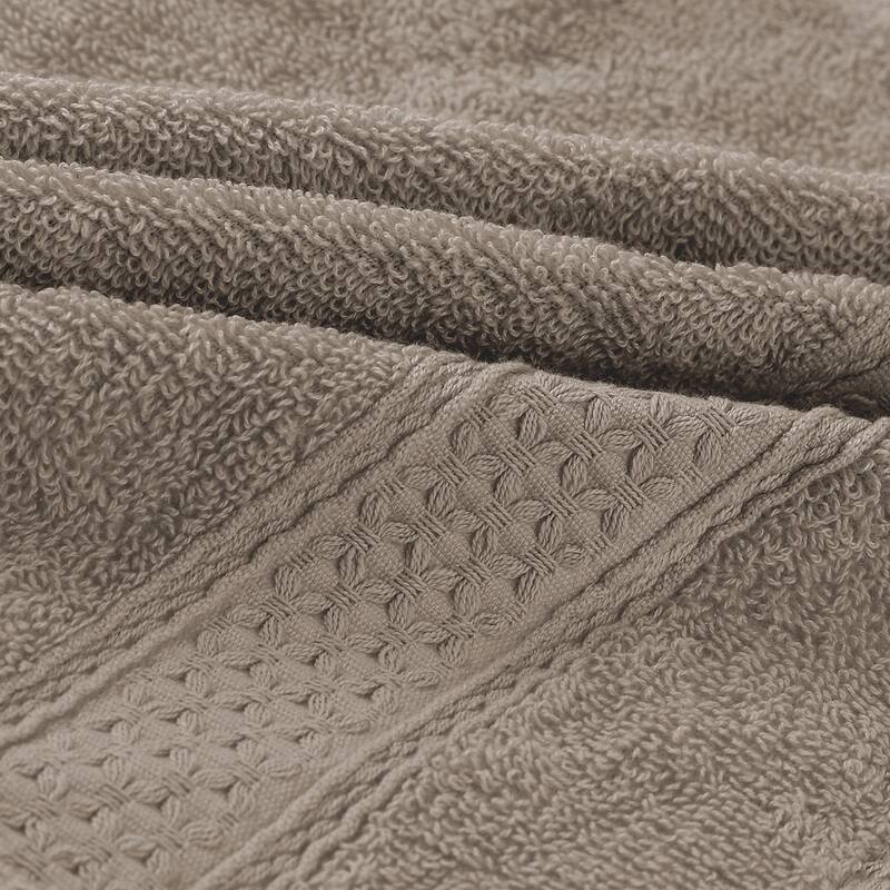 Cotton Dish Clothes, Thick and Absorbent Kitchen Towels, Plain Towels, 13 X13 Inches - Brown