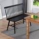 preview thumbnail 1 of 22, Entryway 40"L Solid Wood Dining Bench with Spindle Back
