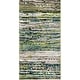 preview thumbnail 9 of 10, SAFAVIEH Porcello Neri Modern Abstract Rug 2'3" x 4' - Cream/Green - Rectangle