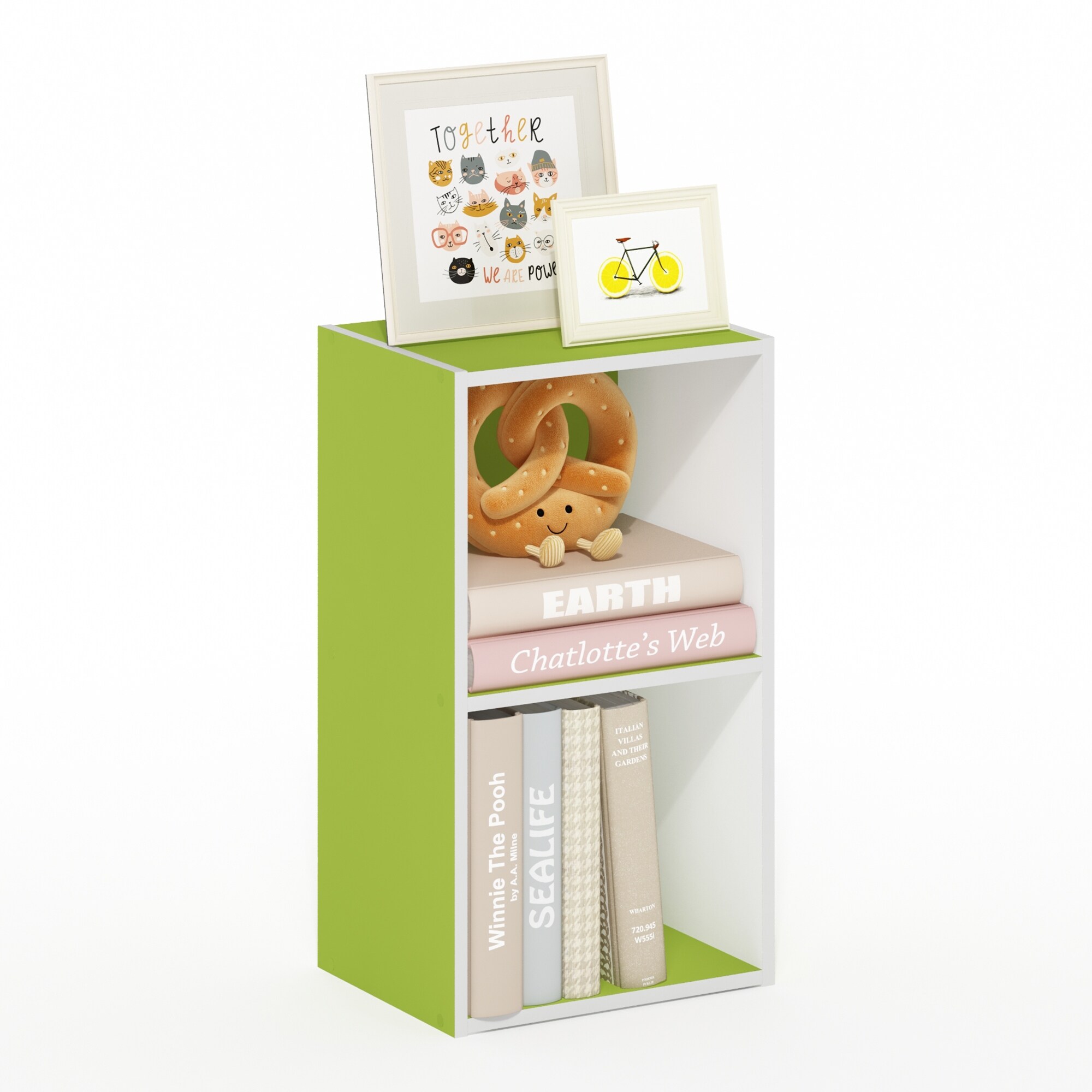 Furinno Pasir 2-Tier Open Shelf Bookcase-image