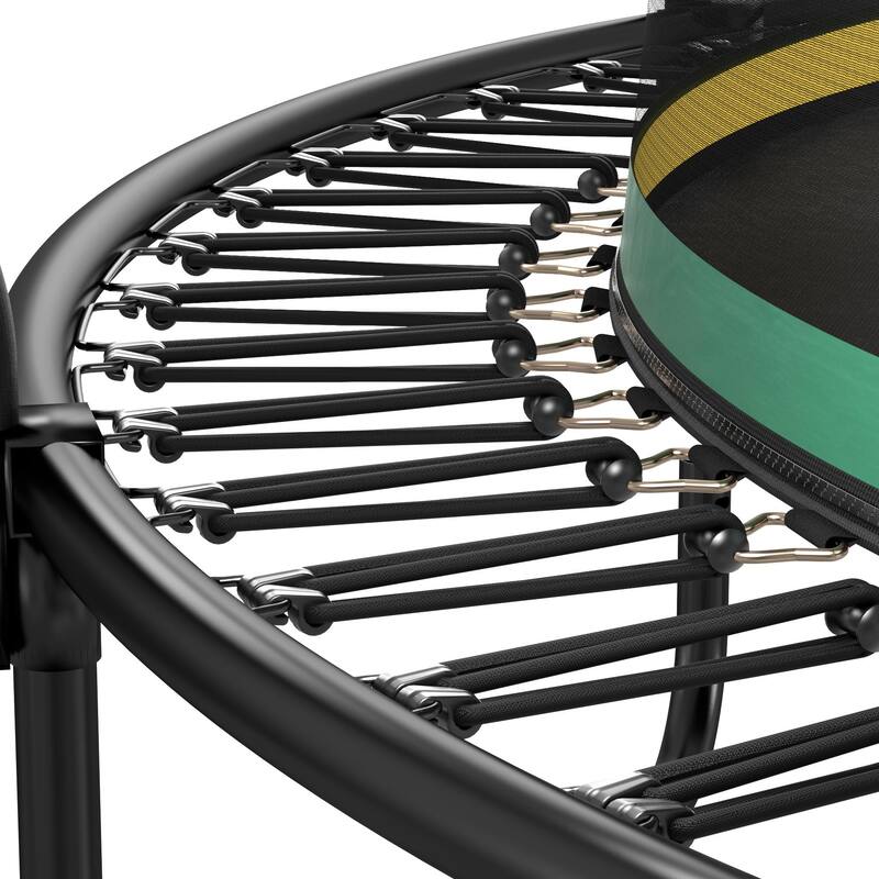 14FT Springfree no Gap Trampoline with 6 W-shape Legs- Green