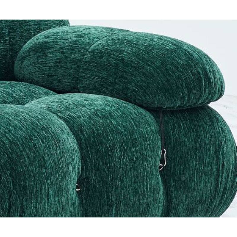 Belani 114'' Chenille Fabric Sofa