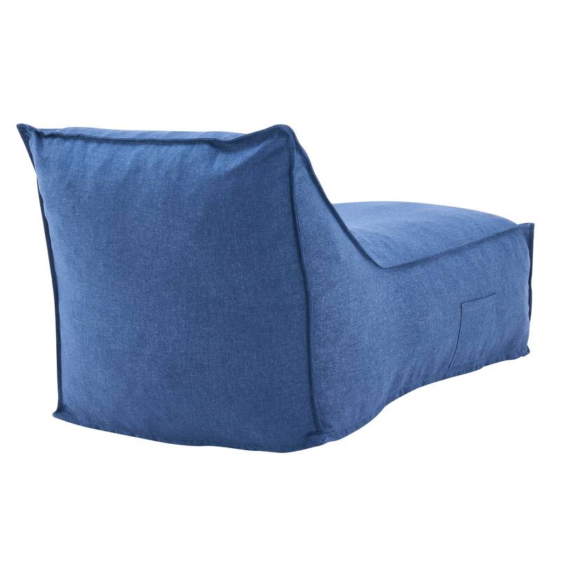 Christopher Knight Home- Carter Outdoor Fabric Bean Bag Lounge Chair