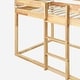 preview thumbnail 10 of 39, Twin Over Twin Bunk Bed Wood Bed with Tent