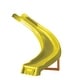 preview thumbnail 6 of 5, Swing-N-Slide Side Winder Slide - Yellow - Mounts to 48" to 60" Platforms - 78" L x 63" W x 7.25" H