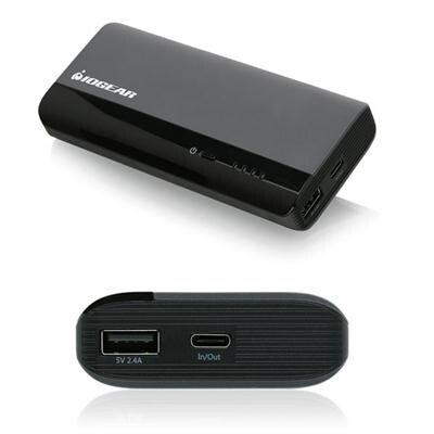 Iogear Gearpower 10,000Mah Usb-C Portable Charger/Power Bank With Ultra Fast Smart Charging For Smartphones, Tablets, Ap