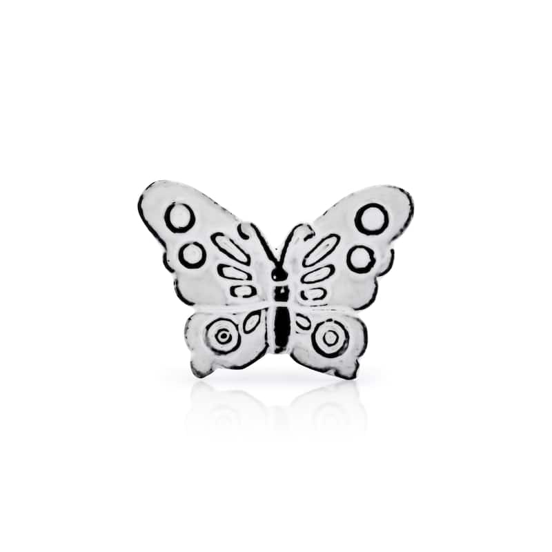 Butterfly Look Drawer Knobs Dresser Knob Cabinet Hardware Rustic ...