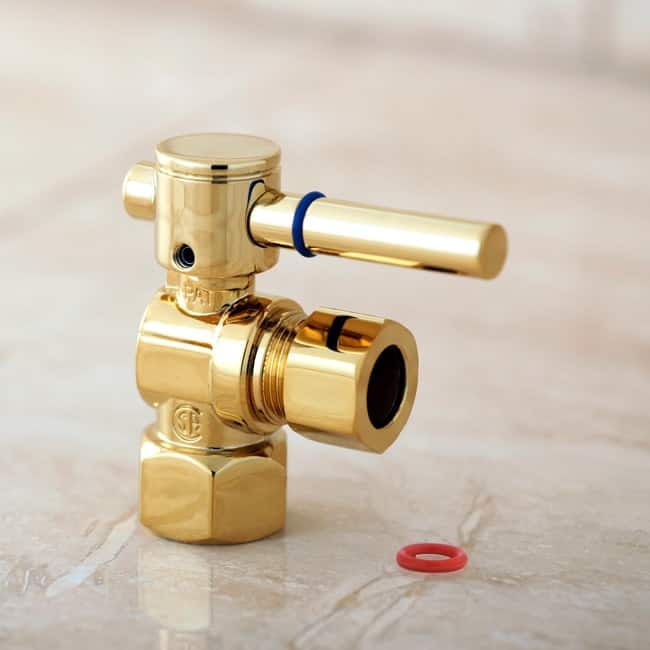 Kingston Brass Vintage Angle Stop with 1/2 Inch FIP, 1/2 Inch OD and
