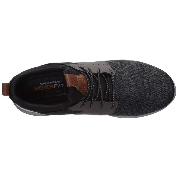 Shop Skechers Men's Classic Fit Delson Camden Sneaker, Black Shop Skechers Men's Classic Fit Delson Camden Sneaker, Black