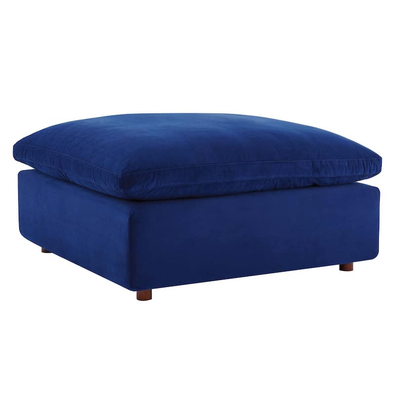 Commix Down Filled Overstuffed Velvet 6-Piece Sectional Sofa