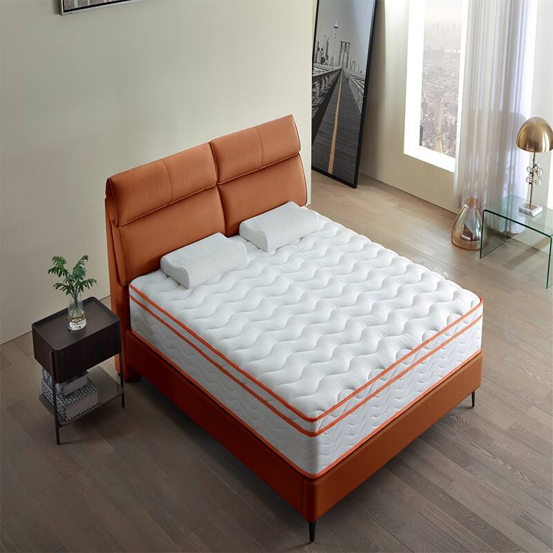 GDFStudio - Zephyrine 12 Inch Hybrid Memory Foam Pocket-Spring Mattress,Medium-Firm Support - White - Full - Medium