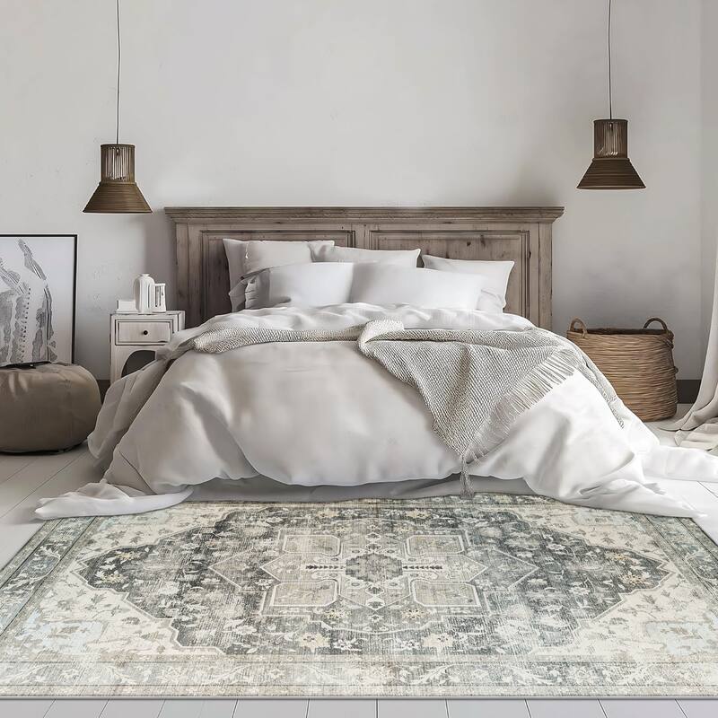 Bohemian Faux Cashmere Rug