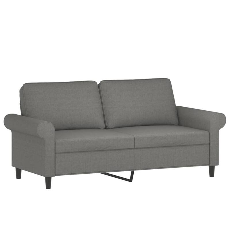 vidaXL Sectional Sofa Couch with Pillows and Cushions for Living Room Fabric