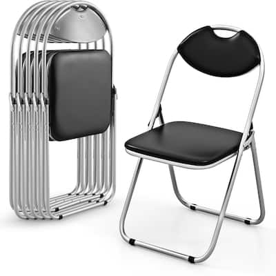 2/4/6 Pack Portable Folding Chairs Events Wedding Conference Chairs