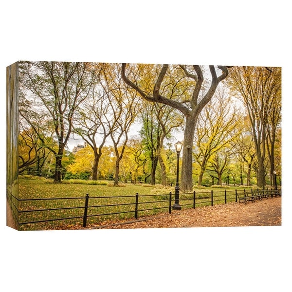 PTM Images 9-103822 PTM Canvas Collection 8" x 10" - "Central Park Autumn 2" Giclee Forests Art Print on Canvas