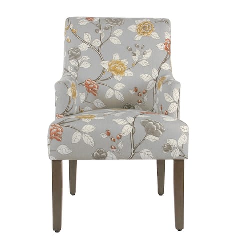 HomePop Meredith Dining Chair - Dove Floral