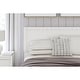 preview thumbnail 14 of 32, Signature Design by Ashley Hallityn White Panel Platform Bed