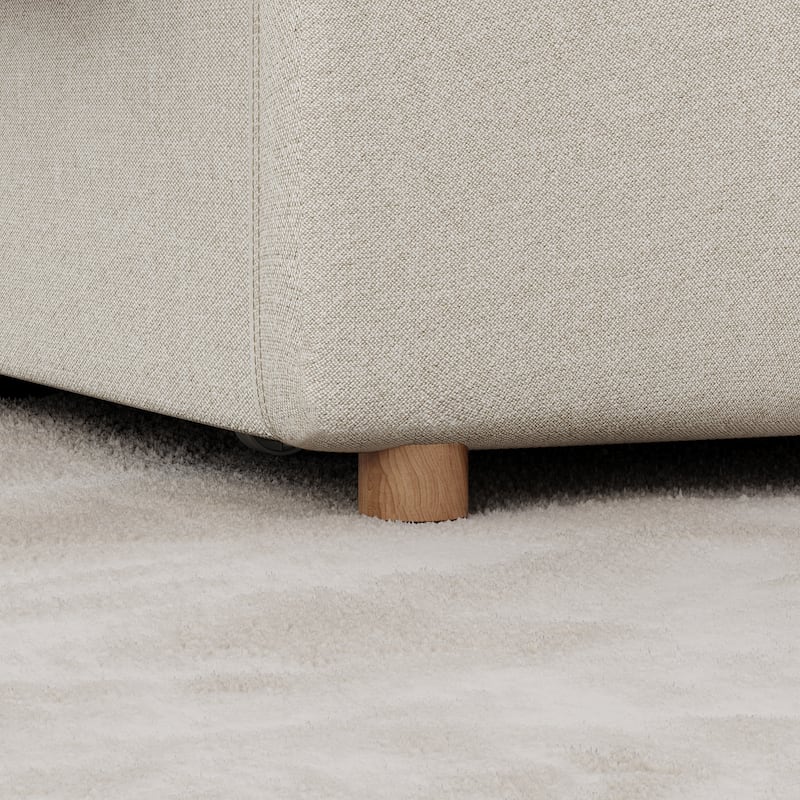 King Size Beige Linen Upholstered Platform Bed Tall Tufted Headboard & High Footboard Minimalist Storage Bed Frame w/Drawers