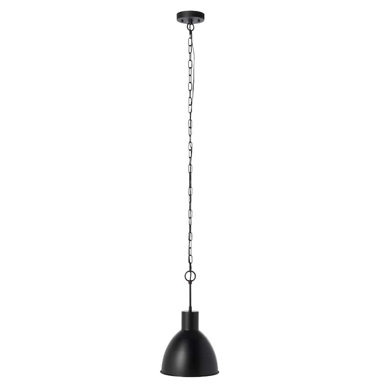 SAFAVIEH Lighting Annelouise 10" Modern & Contemporary Outdoor Pendant - 10" W x 10" D x 63" H - Black - 10Wx10Dx63H