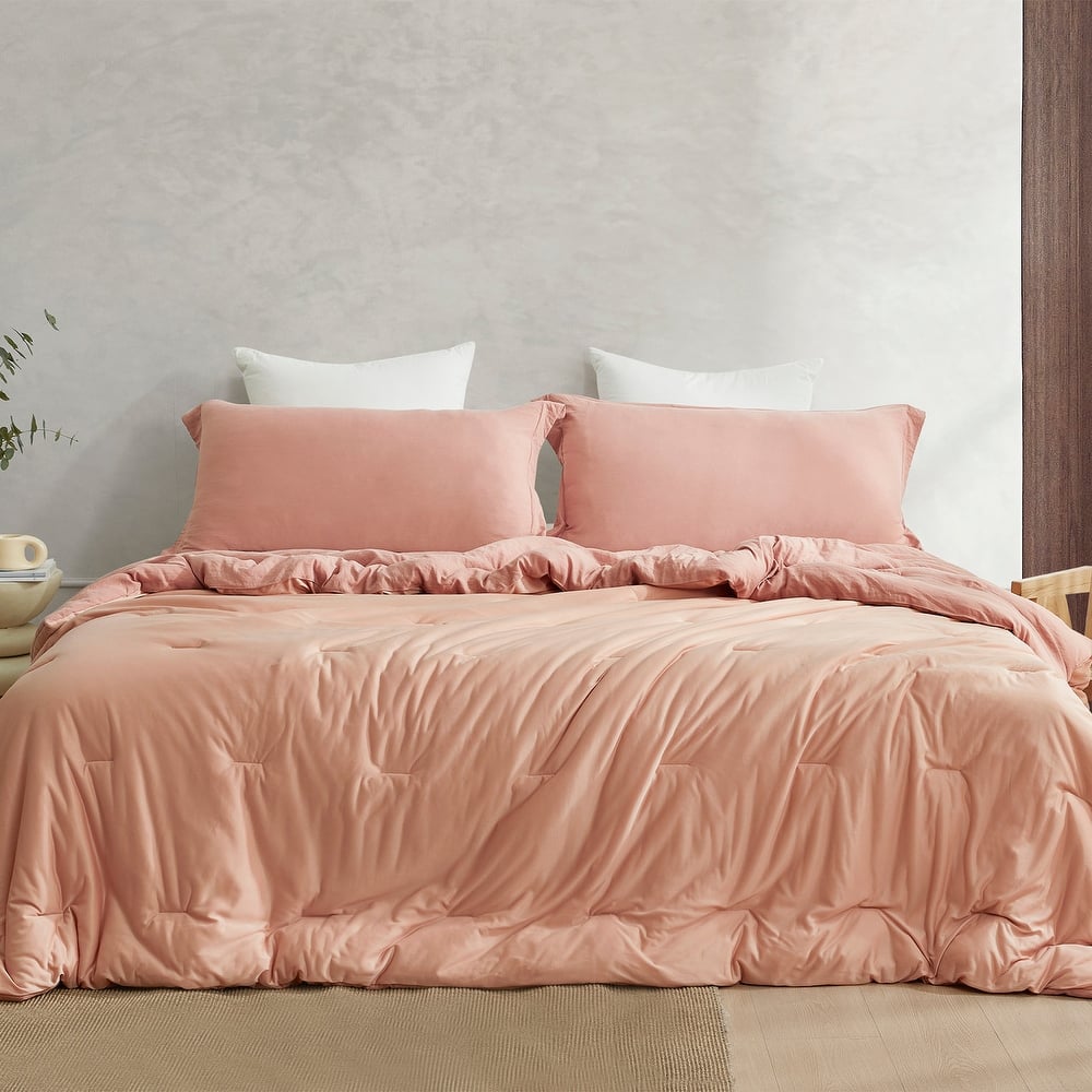 Calm Cool Collection® - Coma Inducer® Oversized Comforter Set - Muted Clay