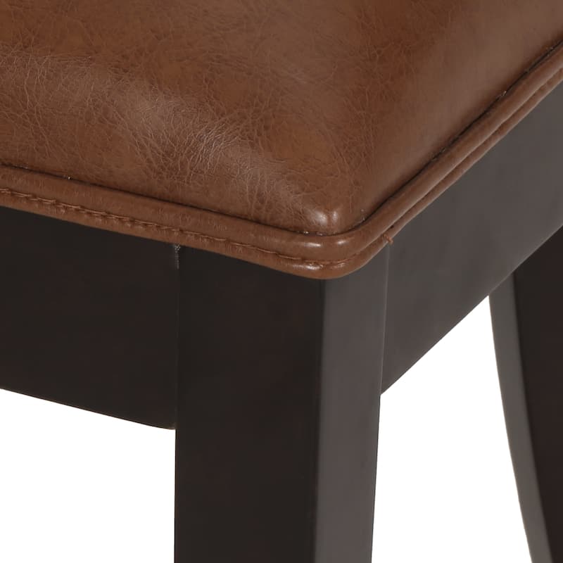 Thurber Upholstered Birch Wood Dining Chairs (Set of 2) by Christopher Knight Home