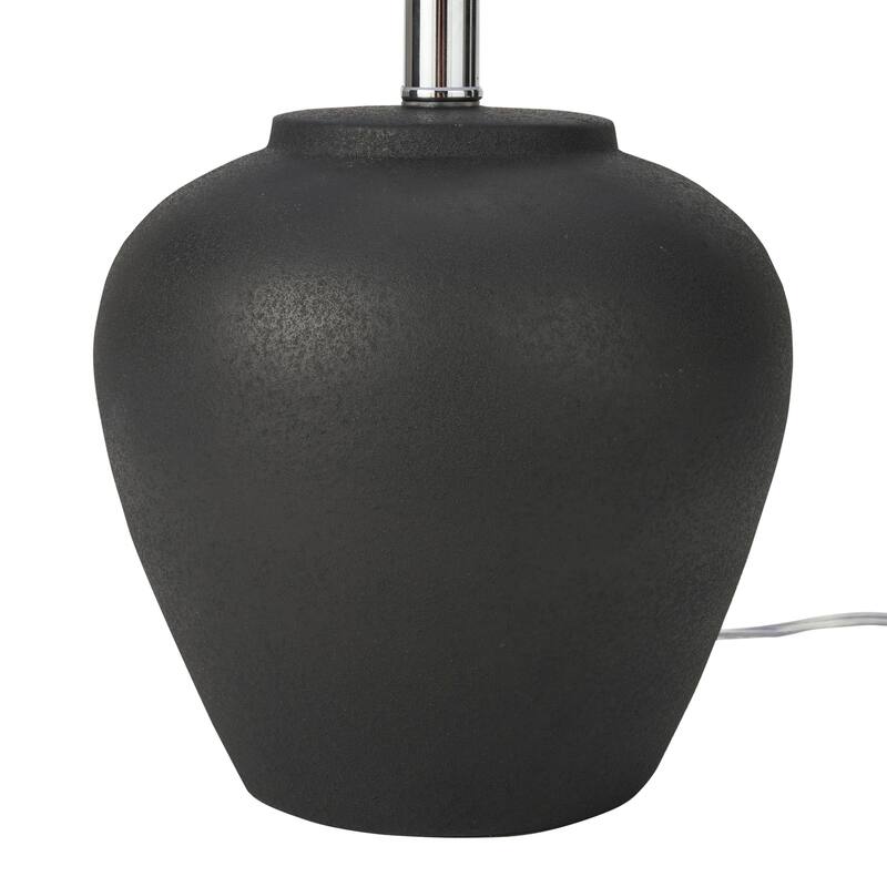 Nourison 20" Rustic Ceramic Pot Table Lamp