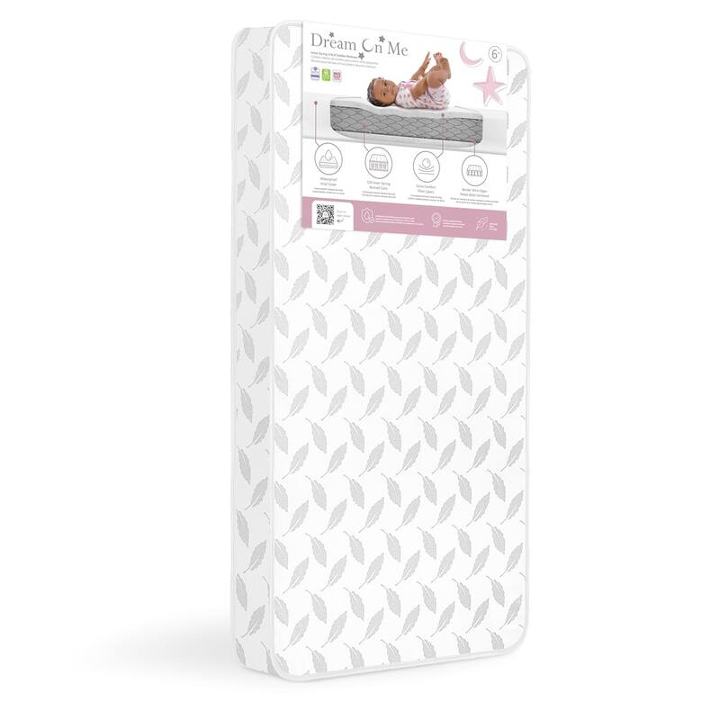 Dream On Me 132 Premium Coil Inner Spring Crib & Toddler Standard Mattress
